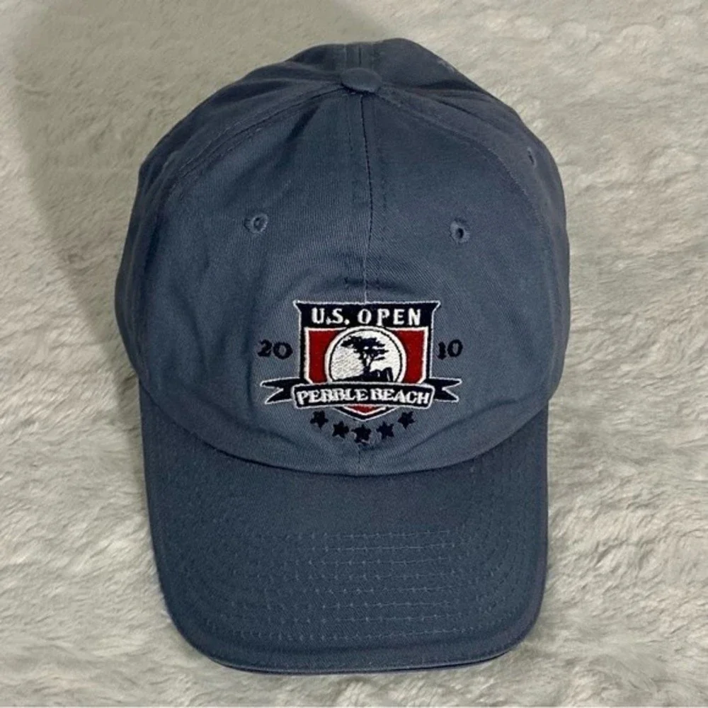 USGA US Open Golf Cap Pebble Beach 2010 Adjustable Blue Hat